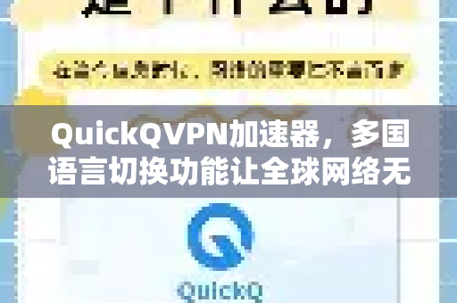 QuickQVPN加速器，多国语言切换功能让全球网络无界限