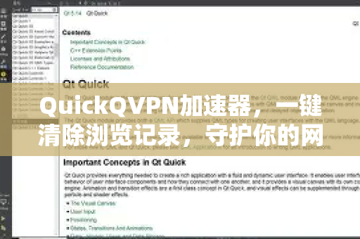 QuickQVPN加速器，一键清除浏览记录，守护你的网络隐私