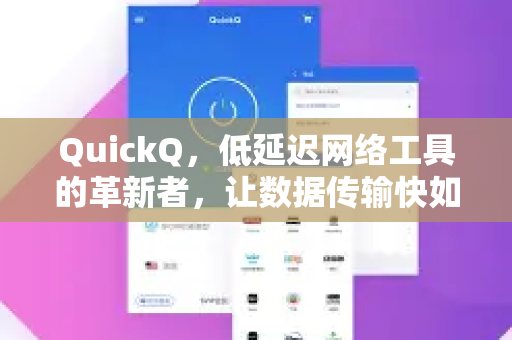 QuickQ，低延迟网络工具的革新者，让数据传输快如闪电