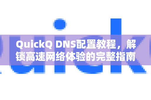 QuickQ DNS配置教程，解锁高速网络体验的完整指南
