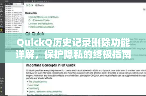 QuickQ历史记录删除功能详解，保护隐私的终极指南
